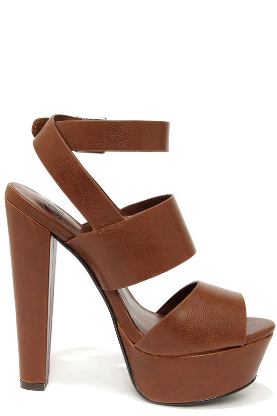 Cute Brown Shoes Platform Sandals Platform Heels 29.00