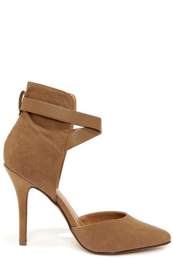 tan coloured heels