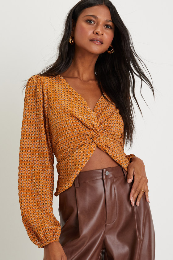 long sleeve cute blouses