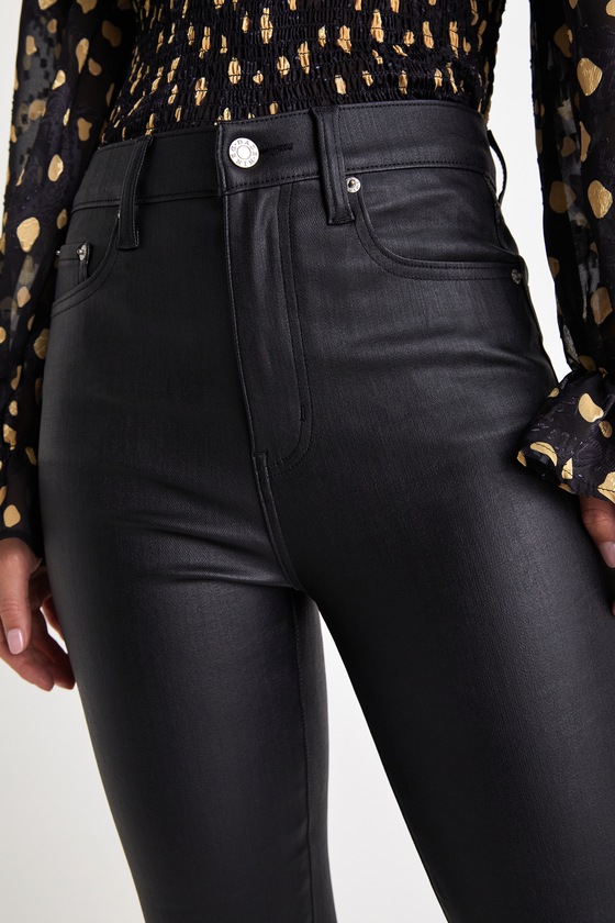 Daze Denim Daily Driver - Black Coated Jeans - Black Skinny Jeans - Image 4