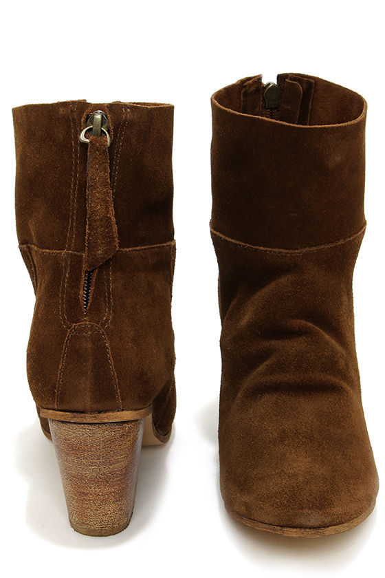Cute Suede Boots - Slouchy Boots - Ankle Boots - Booties - $147.00