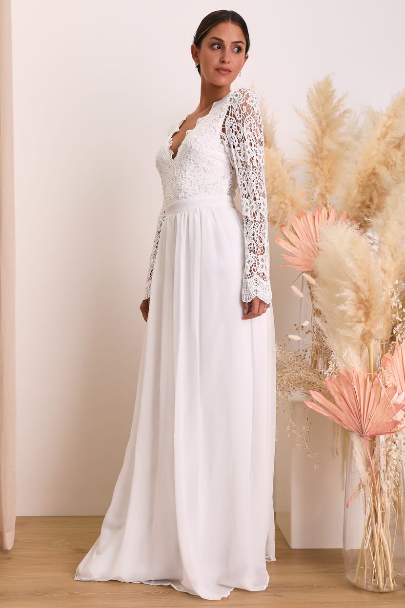 fancy evening dresses for women Two Pieces Tulle Prom Dresse Long Ball Gown with Puffy Sleeves for Tee –  SELINADRESS main image 0