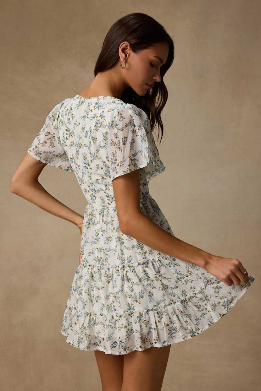 woman white dress CAMILA White Long Sleeve Midi Dress