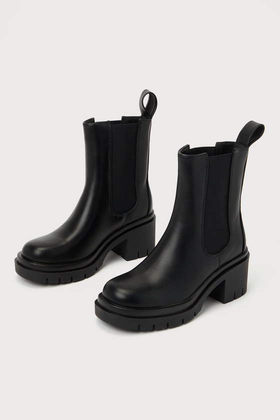 Mabley Black Chelsea Ankle Boots 1