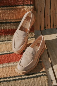 Elias Dune Suede Leather Loafers