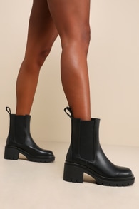 Mabley Black Chelsea Ankle Boots