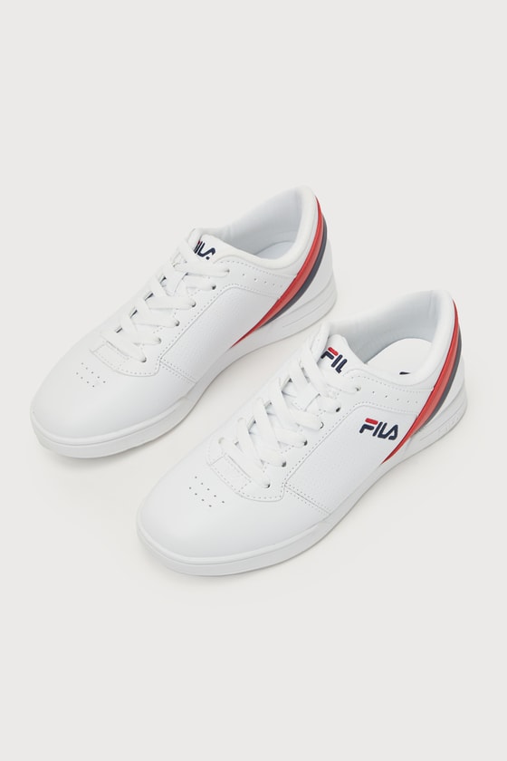 Fila Kids F-13 Grade-School White Navy Red Casual Athletic Shoes – That Shoe  Store and More