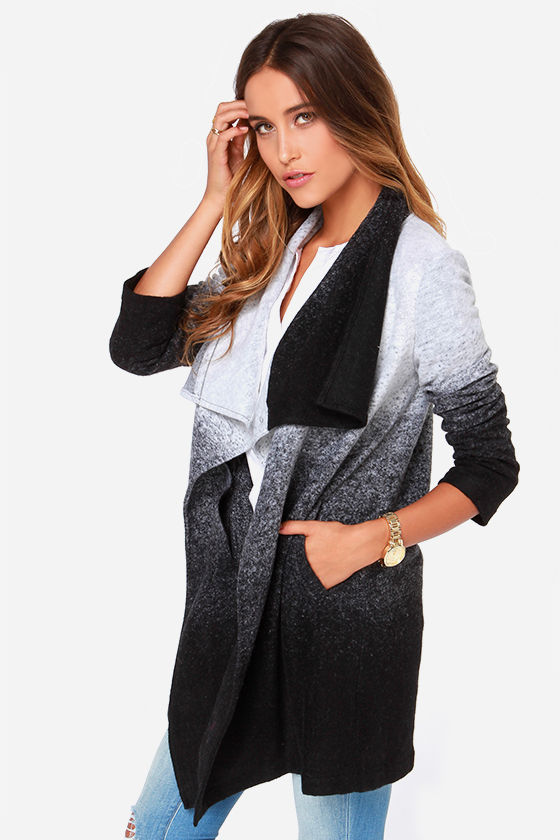 BB Dakota Danton Coat - Ombre Coat - Grey Coat - $127.00 - Lulus