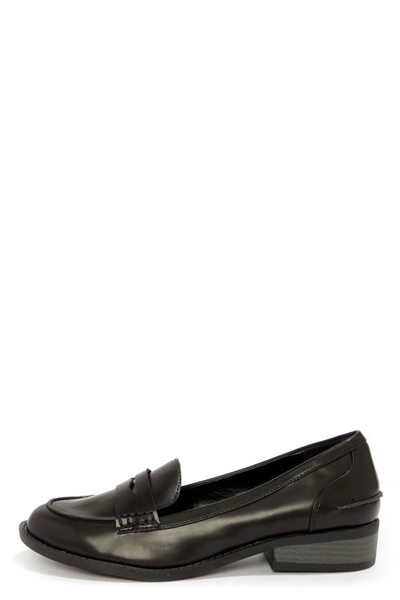 Cute Black Penny Loafers - Penny Loafers - $64.00 - Lulus