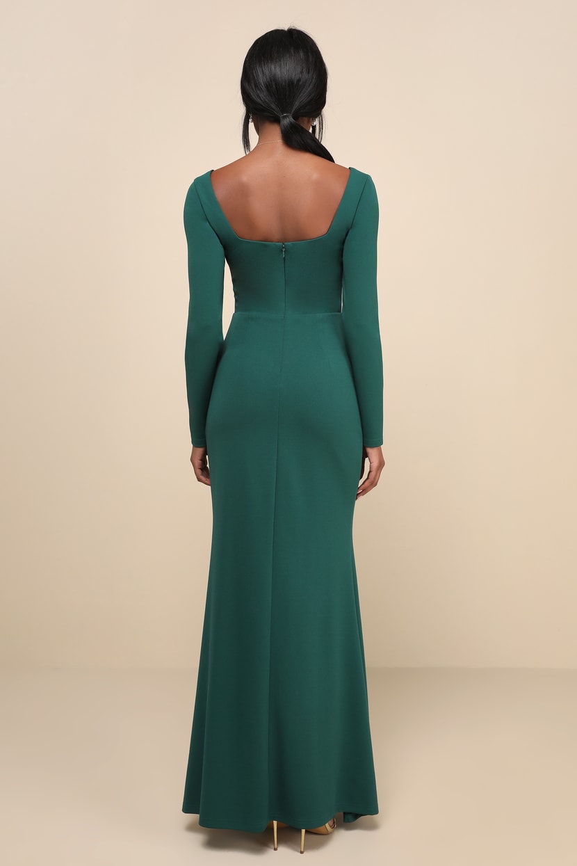slim fit dress slacks Emerald green long wrap bodycon velvet dress, velvet dress, bodycon dress, bridesmaid  dress, wedding guest dress, women dress, maxi dress, evening dress,  cocktail party dress, formal velvet dress – ENME.ME main image 1