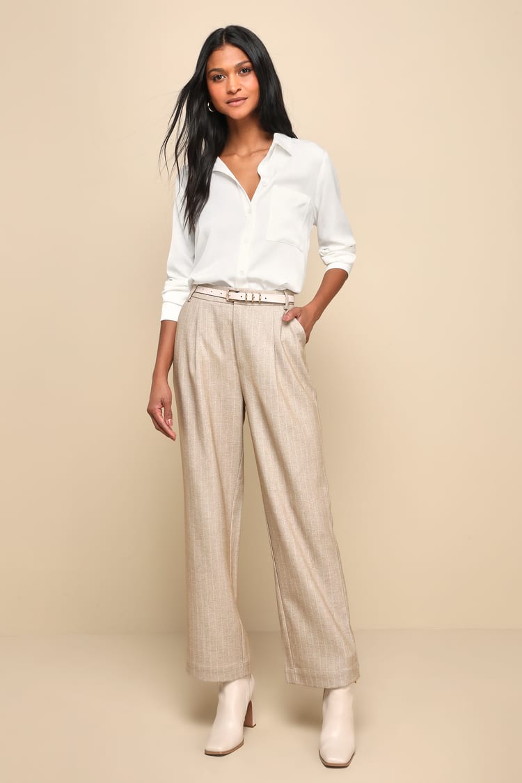 Ivory Long Sleeve Top - Collared Top - Button-Up Top - Button-Up - Lulus Ivory Long Sleeve Top - Collared Top - Button-Up Top - Button-Up - Lulus