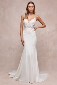 Vision of Romance White Sheer Mesh Embroidered Sequin Maxi Dress 1