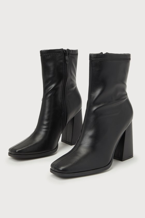 Merald Black Ankle Booties 1