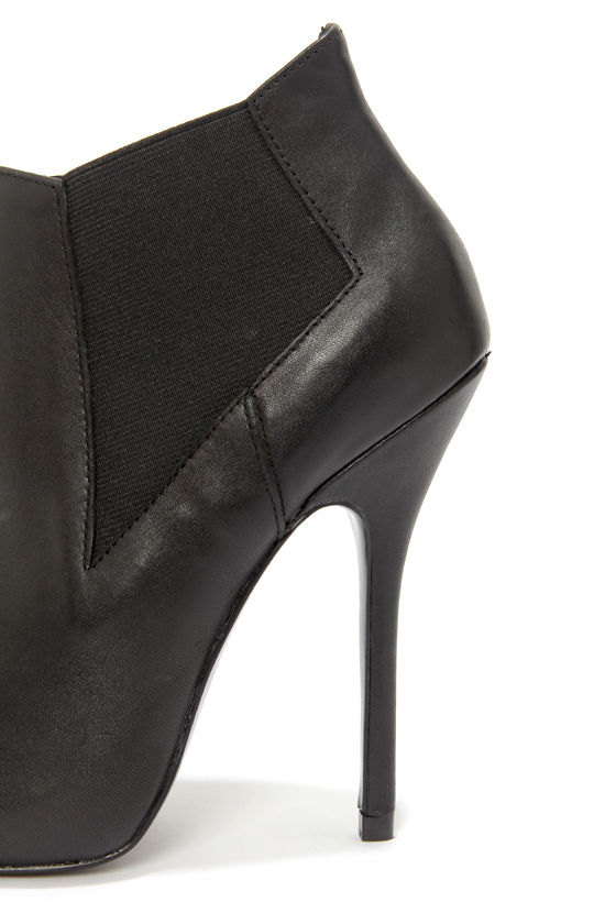stiletto black bootie