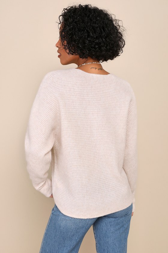 Lounge C Neck Sweater 130 Cream main image 0