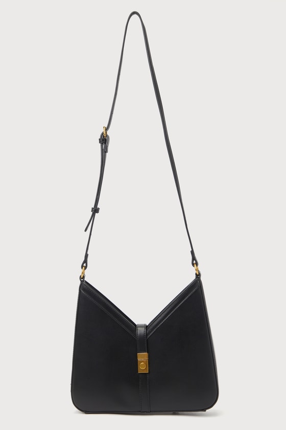 Impressive Detail Black Shoulder Bag 1