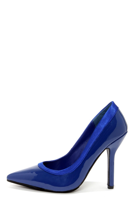Cute Navy Blue Shoes - Pointed Pumps - Blue Heels - $38.00 - Lulus
