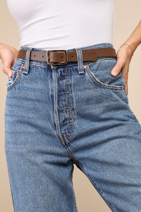 Stylish Setup Black Ivory and Brown Three-Piece Belt Set 1