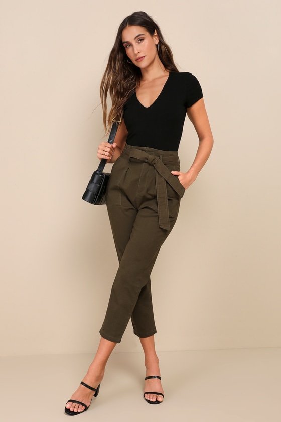 15 High Waisted Tie Pants That Are Flattering For Every Body Type - Lillies  and Lashes