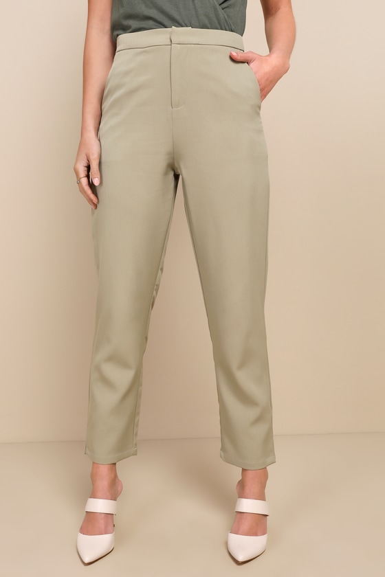 Light Green High Rise Pant
