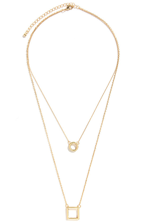 Shaping Lives Gold Layered Necklace