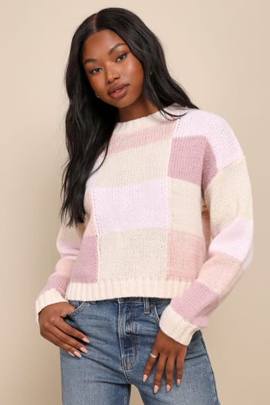 Cute Pink Sweaters, Cardigans & Sweater Tops