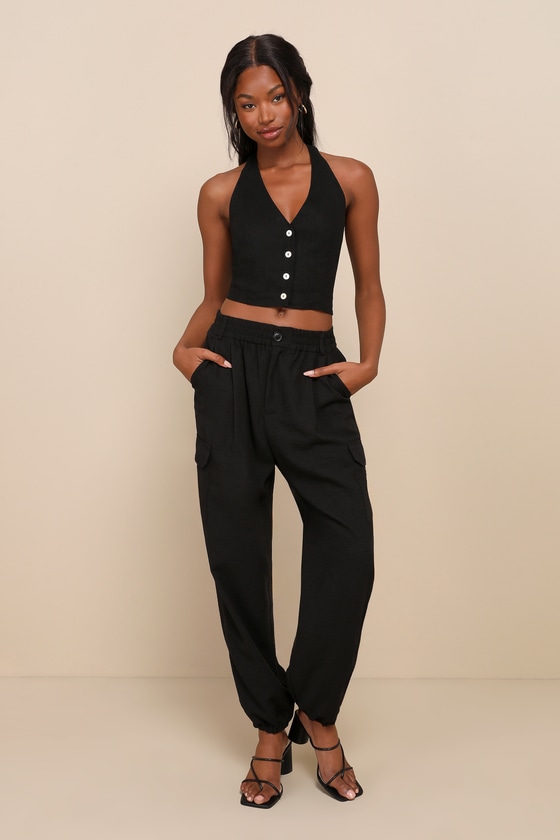 Emerald Twill Pants - High-Waisted Trousers - Slim Leg Pants - Lulus