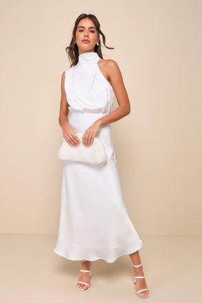 distinctive charm olive green satin asymmetrical midi dress Distinctive Charm White Satin Asymmetrical Midi Dress Lulus