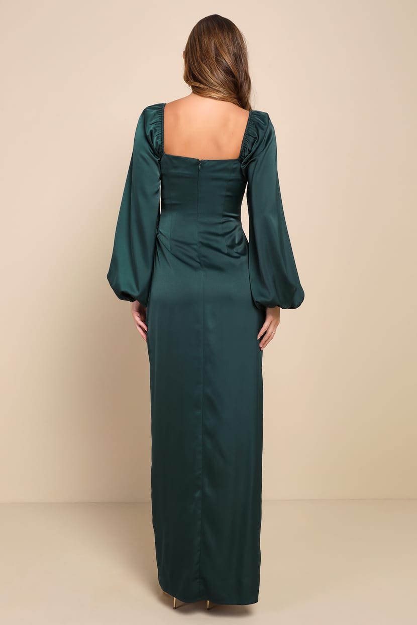 black cowl neck evening dress Mademoiselle | Black Cowl-Neck Maxi Dress With Draped Detailing main image 1