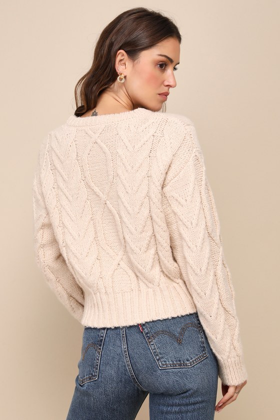 Blugirl Beige Viscose Women's Sweater