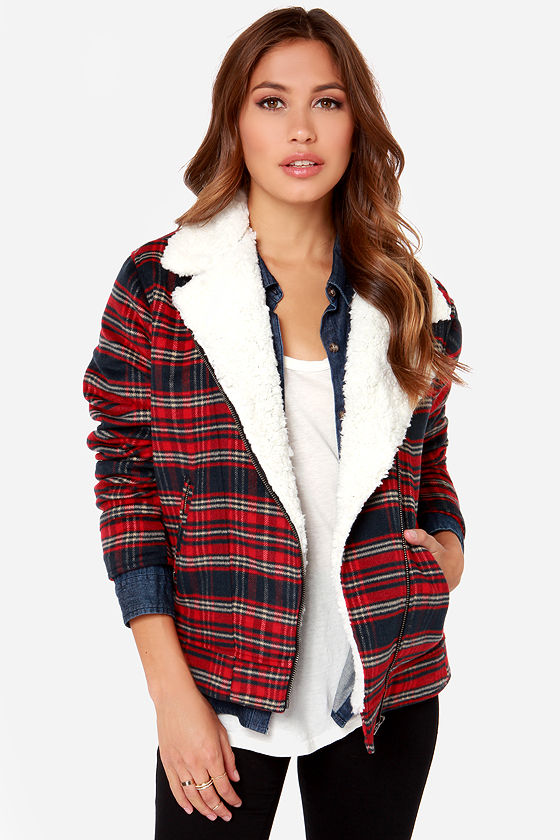 Others Follow Gavin Jacket Flannel Jacket Plaid Jacket 73.00 Lulus