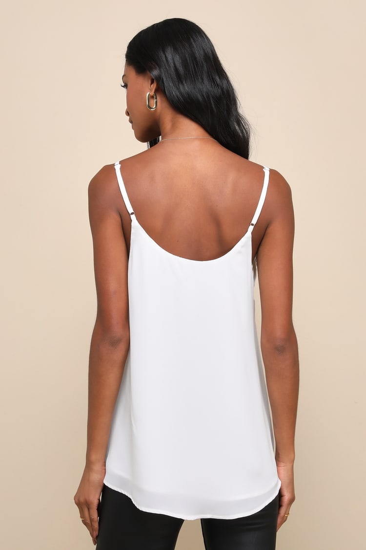 Cute Tank Top - White Cami - White Mesh Cami - Mesh Tank Top - Lulus