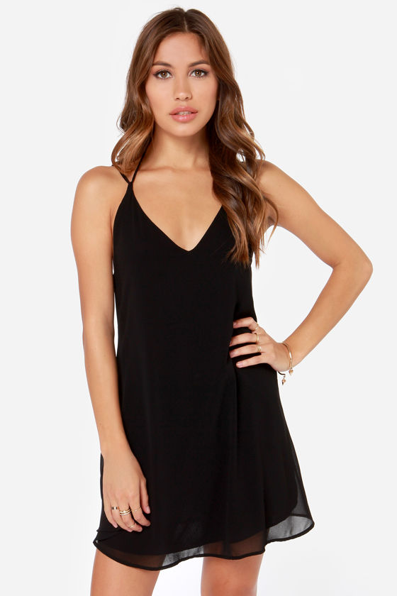 LBD - Slip Dress - Little Black Dress - $39.00