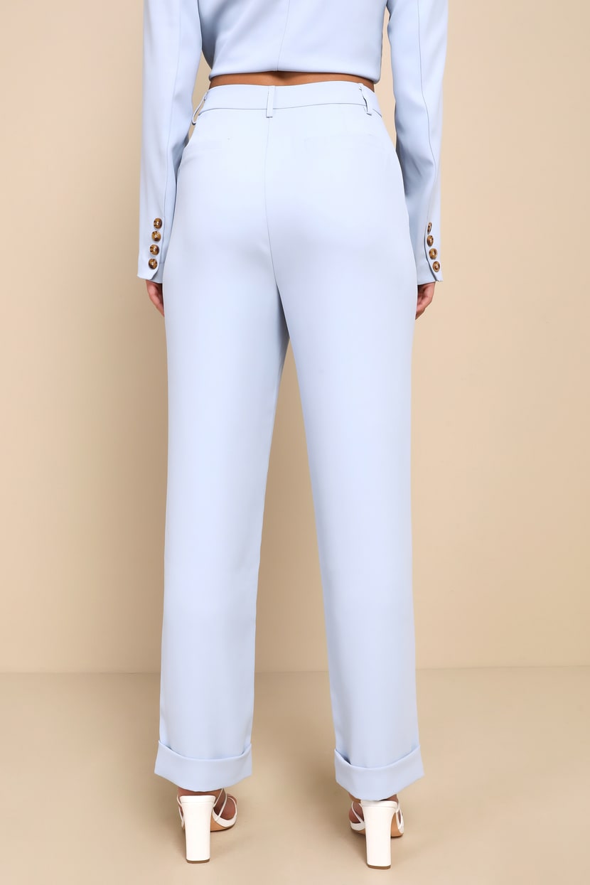 posh high waisted dress pants Donna Black High Waist Dress Pants main image 0