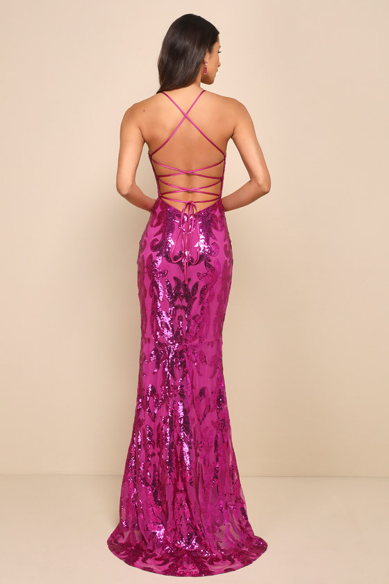 Marion Magenta Stunner Dress