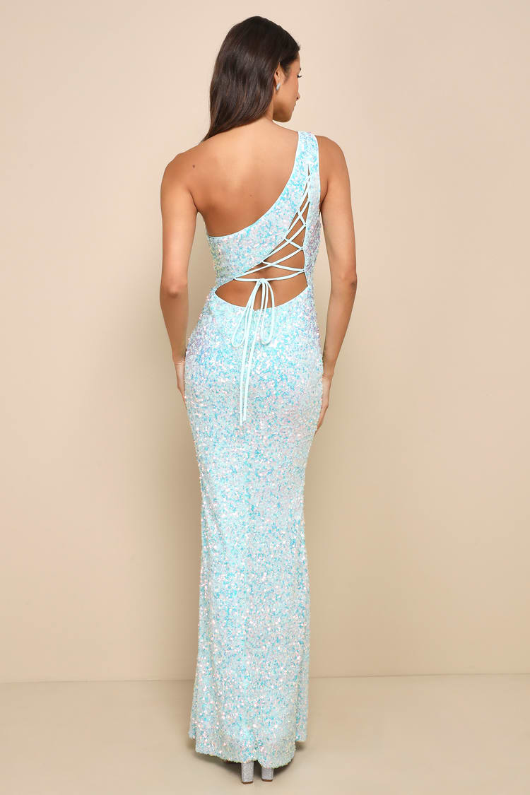 blue and gold summer dress Meraj Blue and Gold Embroidered Formal Modest Long Maxi Dress | Modest  Muslim Dresses main image 1