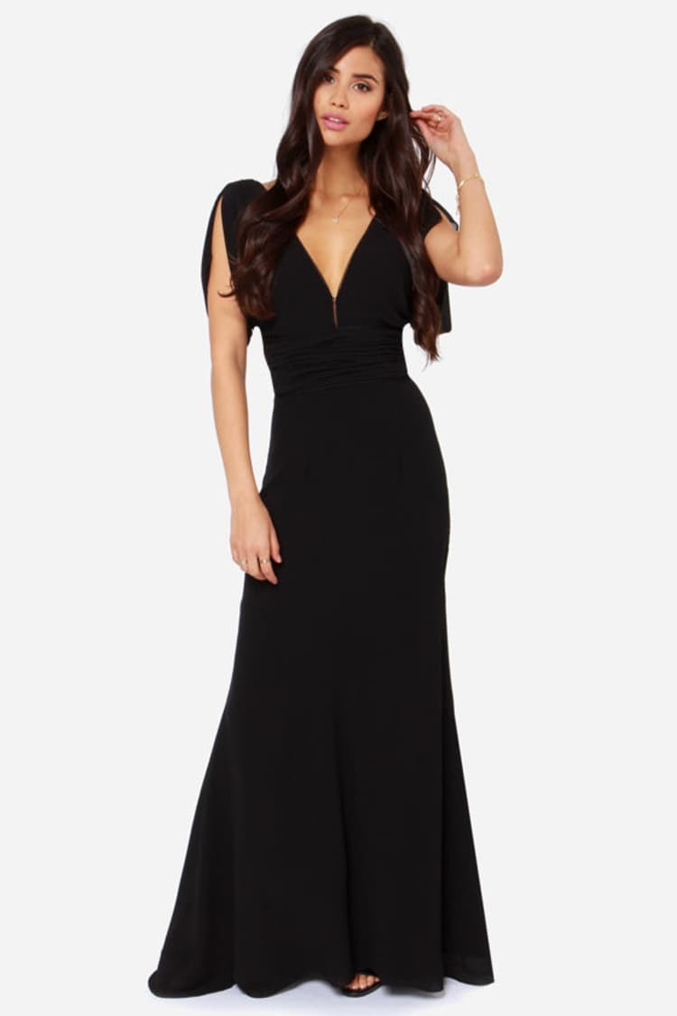 knee length dresses for ladies Corinne Tiered Maxi Dress in Red main image 1