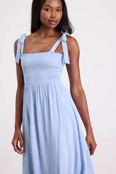 sachin and babi light blue dress Women's Boho Style Floral-Print Spaghetti Strap Cami Dress, Bohemian  Fashion Casual A-Line Dress for Beach Holiday Vacation, Perfect for Summer main image 0