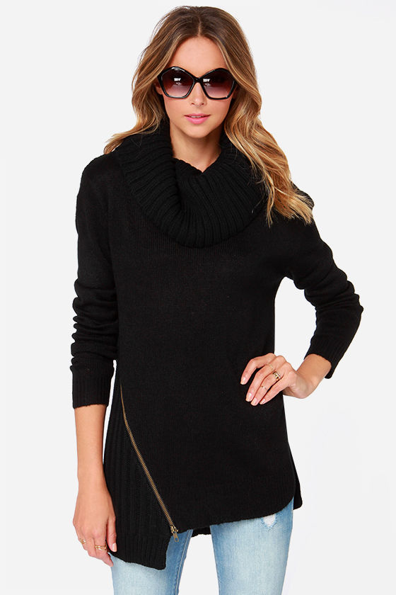 Black Sweater - Cable Knit Sweater - $73.00 - Lulus