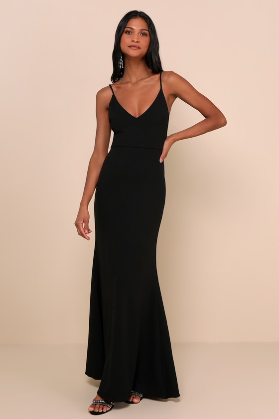 Infinite Glory Black Maxi Dress 8