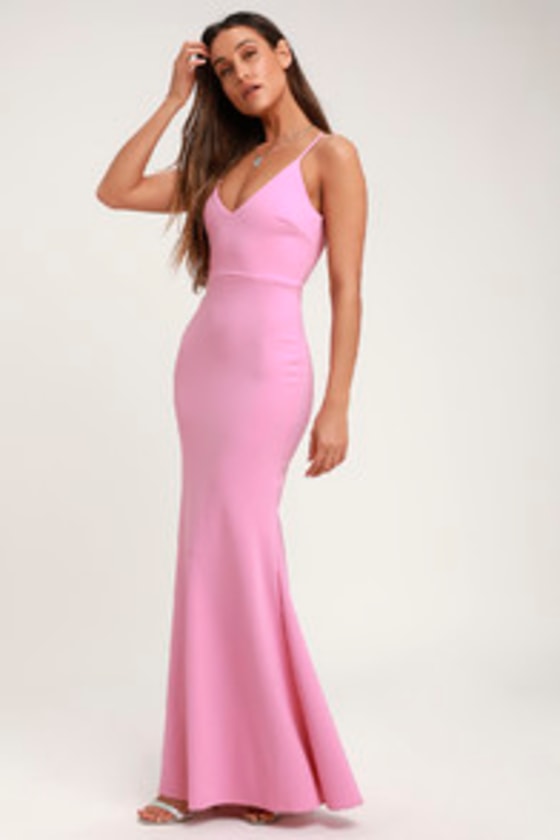 Infinite glory blush pink shop maxi dress