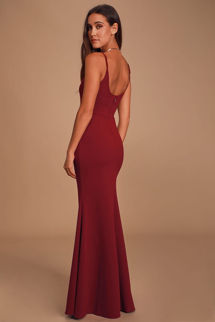 infinity dress burgundy wine Burgundy Infinity Dress Bridesmaid Multiway Convertible Dress Made in USA main image 0