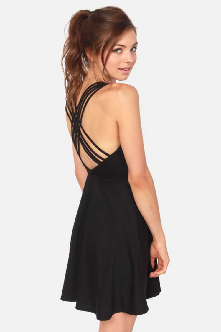 Cute Black Dress - Backless Dress - LBD - $40.00 - Lulus