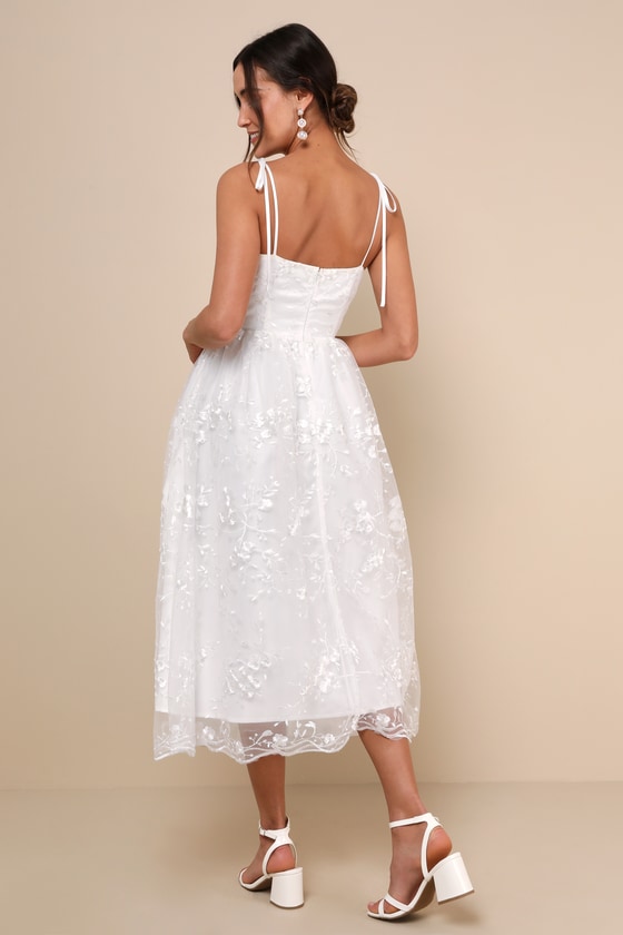 ワンピース   Sheer ette Ns Midi Dress Exceptional Off-The-Shoulder Flared Midi Dress | Windsor