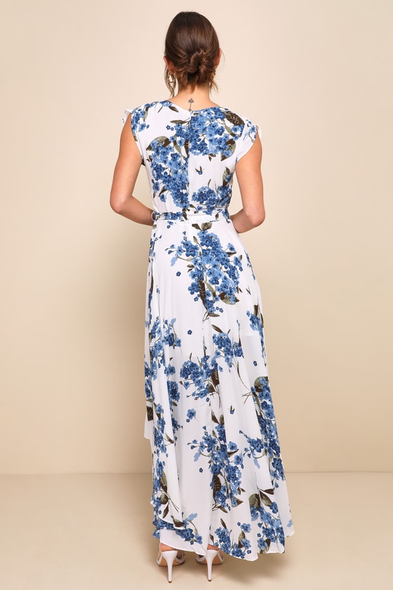 Georgette Flower Print gown