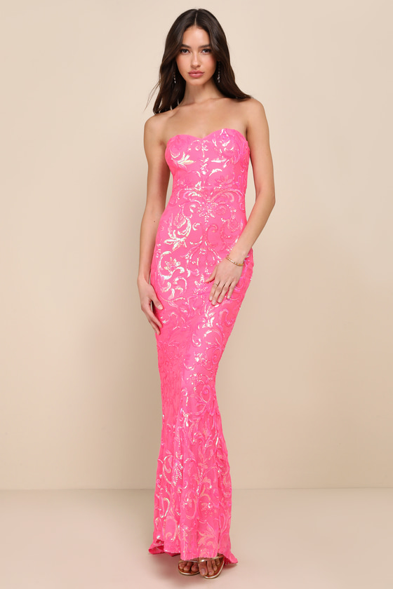 gala glam sequin maxi dress Gala Glam Sequin Maxi Dress - Black