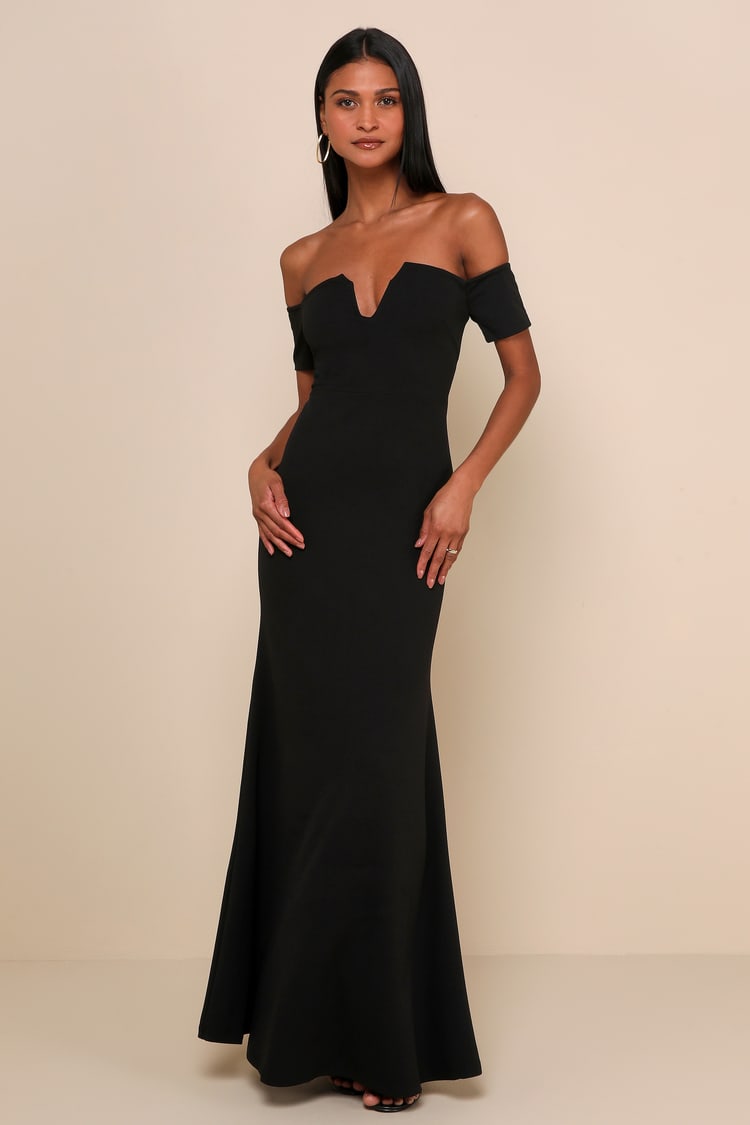 Stunning Maxi Dress - Black Mermaid Maxi Dress - Black Maxi Dress 