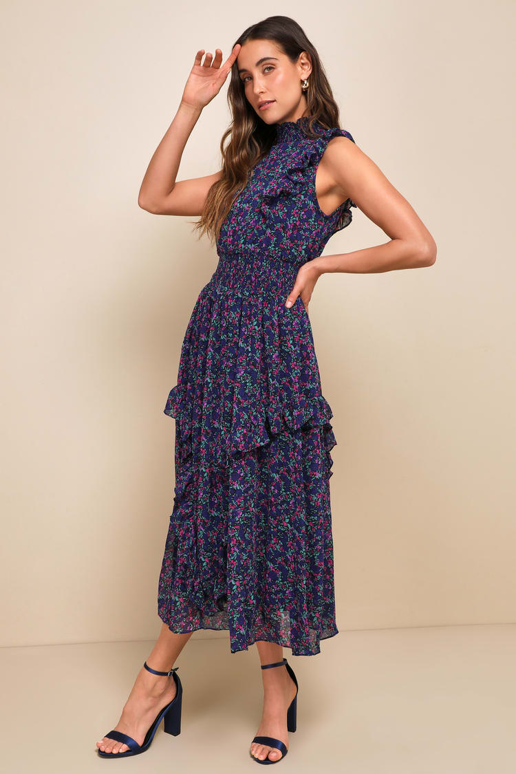 chinese dress ladies EVALINA Black Lace Maxi Dress  Noughts & Kisses