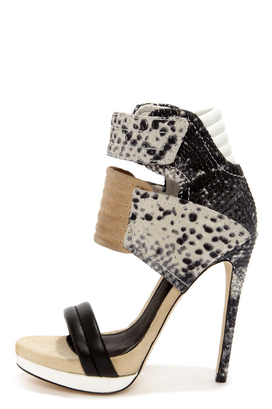 mia snakeskin sandals