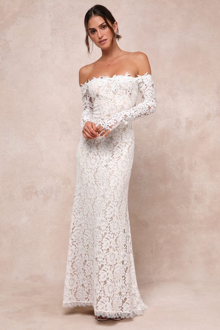 White Lace Dress